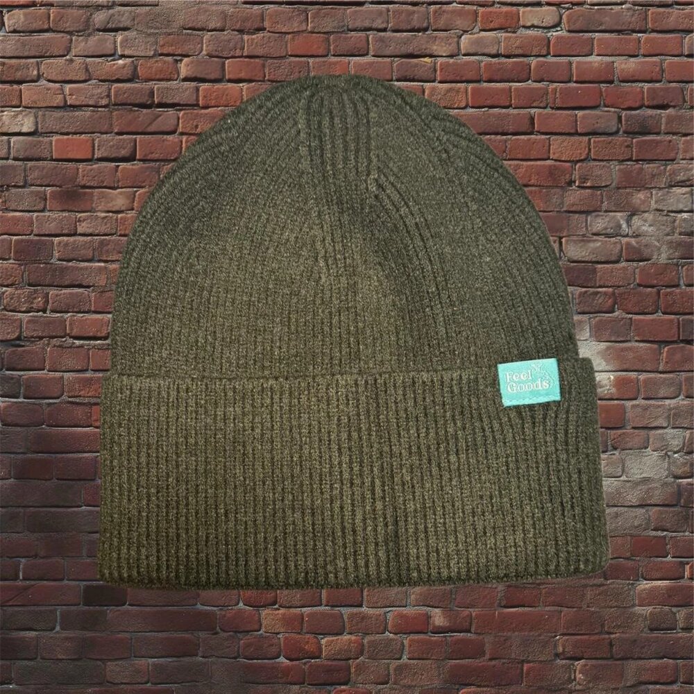 Feel Goods: Sage green beanie #winteraccessories #beanie #hat #winter #cold